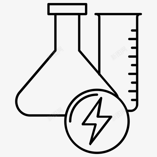 研究化学反应化学svg_新图网 https://ixintu.com 研究 化学反应 化学 电学 烧瓶
