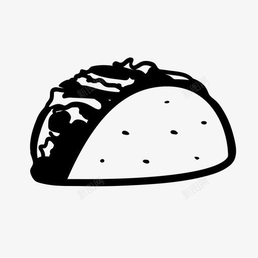 墨西哥玉米饼玉米煎饼食物svg_新图网 https://ixintu.com 墨西哥 玉米饼 玉米 煎饼 食物 膳食 小吃