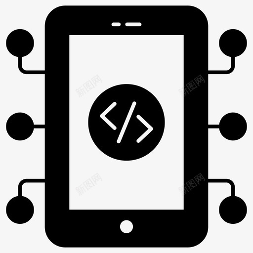 编程网络二进制语言htmlsvg_新图网 https://ixintu.com 网络 网页 编码 编程 网络编程 二进制 语言 设计开发 字形 图标 集合