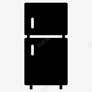 冰箱装饰家具图标