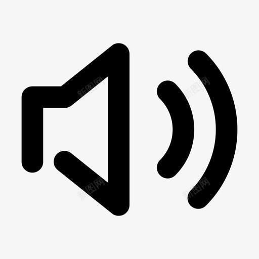 音量音频多媒体选项svg_新图网 https://ixintu.com 多媒体 音量 音频 选项 音乐 声音 扬声器 图标