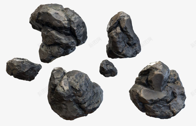 岩石由HZ设计png免抠素材_新图网 https://ixintu.com 岩石 设计