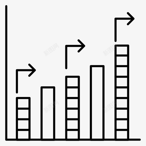 增加图表增长svg_新图网 https://ixintu.com 图表 增加 增长 统计 项目管理 第二