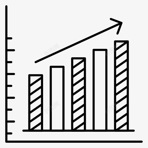 增加图表增长svg_新图网 https://ixintu.com 图表 增加 增长 统计 项目管理 第二