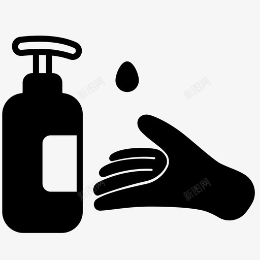 洗手清洁covid19svg_新图网 https://ixintu.com 洗手 清洁 肥皂