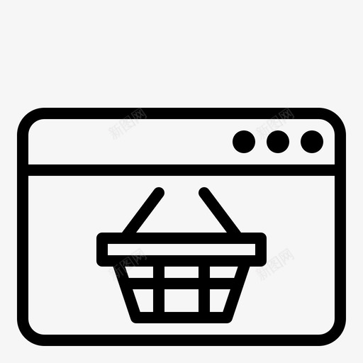 电子商务包市场svg_新图网 https://ixintu.com 电子商务 包市场 市场 购物 购物篮