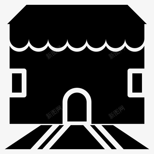 商店工厂制造厂svg_新图网 https://ixintu.com 工厂 商店 工厂制 制造厂 车间 自由贸易 标志