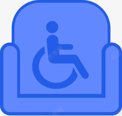 内页残疾人座按下图标