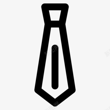 领带商务布料图标