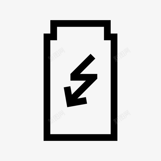 电池手机省电svg_新图网 https://ixintu.com 手机 电池 省电 移动 功能