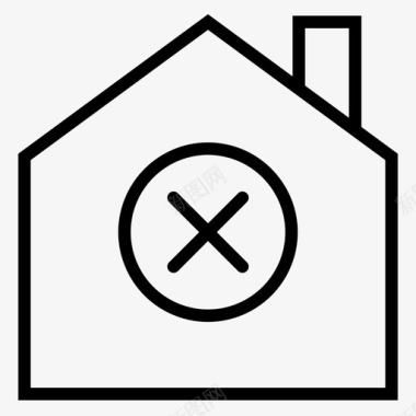 家庭建筑物电子商务图标