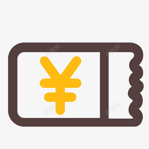 优惠券svg_新图网 https://ixintu.com 优惠券 线性 多色 简约 圆润