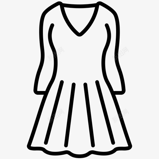 衣服装束购物svg_新图网 https://ixintu.com 衣服 装束 购物 穿着 轮廓