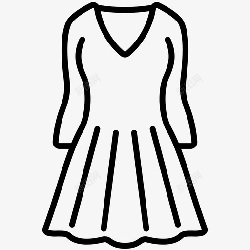 衣服装束购物svg_新图网 https://ixintu.com 衣服 装束 购物 穿着 轮廓