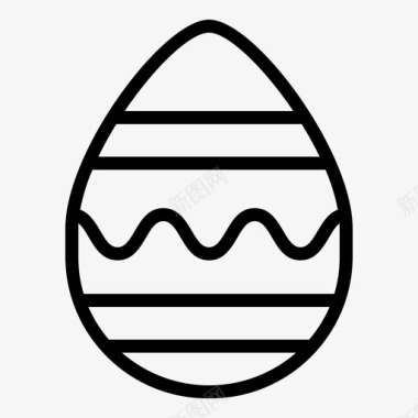 复活节彩蛋装饰春天图标