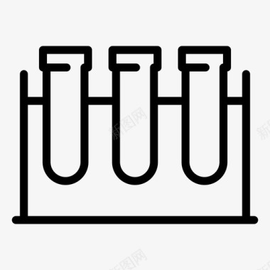 试管架化学实验室图标