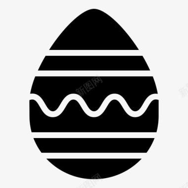 复活节彩蛋装饰春天图标
