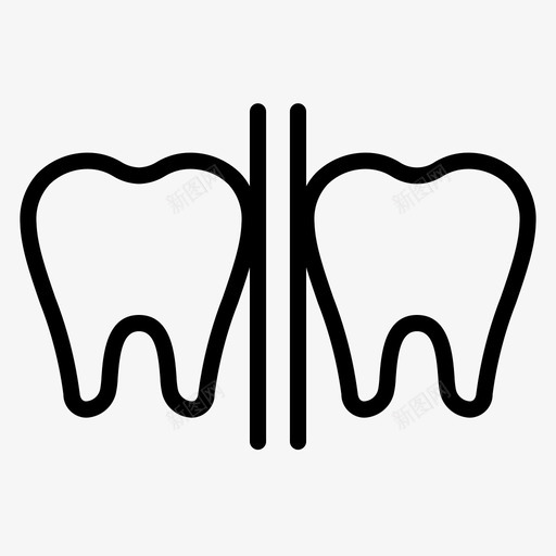 齿隙牙科牙医svg_新图网 https://ixintu.com 齿隙 牙科 牙医 牙齿 口腔 护理
