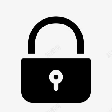 挂锁隐私保护图标