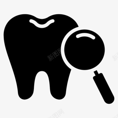 诊断分析牙科图标