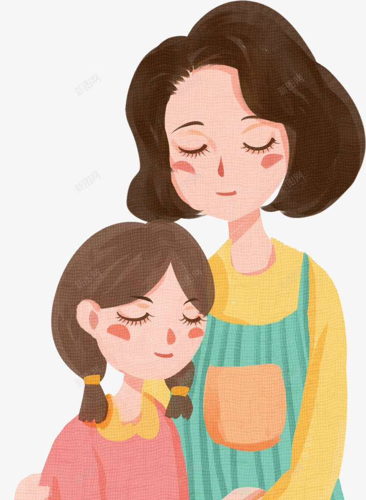 妈妈母亲节卡通妈妈模板png免抠素材_新图网 https://ixintu.com 妈妈 母亲节 卡通 模板