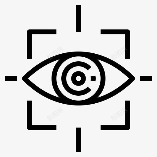 眼睛传感器扫描技术svg_新图网 https://ixintu.com 眼睛 传感器 扫描 技术 跟踪 感知 东西