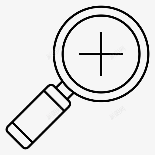 缩放添加放大镜svg_新图网 https://ixintu.com 放大镜 缩放 添加 加上 地图 导航 航线 详细