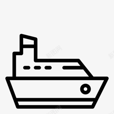 船游轮渡轮图标