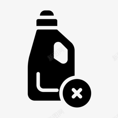 不含液体洗涤剂香料洗衣粉图标