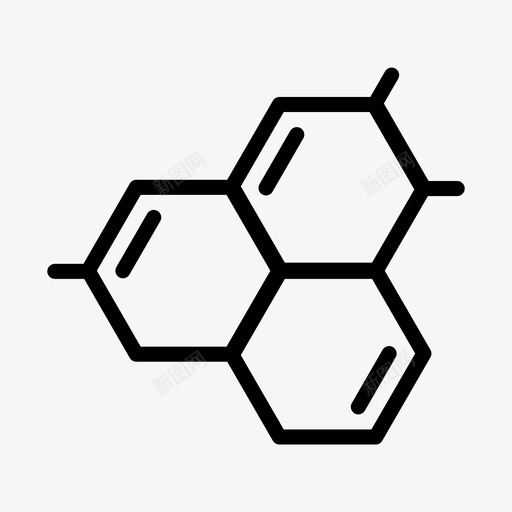 碳氢化合物芳香物质蜂巢svg_新图网 https://ixintu.com 碳氢化合物 芳香 物质 蜂巢 六角形 有机物 化学