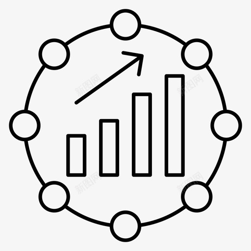 增加图表增长svg_新图网 https://ixintu.com 图表 增加 增长 统计 项目管理 第二