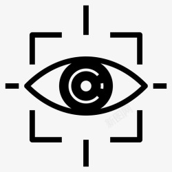 感知技术眼睛传感器扫描技术高清图片