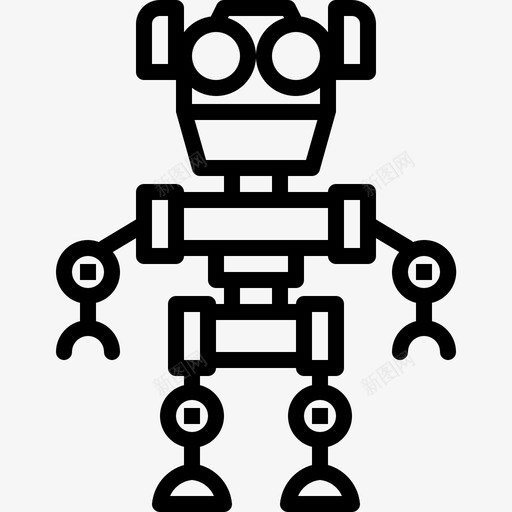 机器人人工智能机器人外形图标svg_新图网 https://ixintu.com 机器人 人工智能 外形 图标