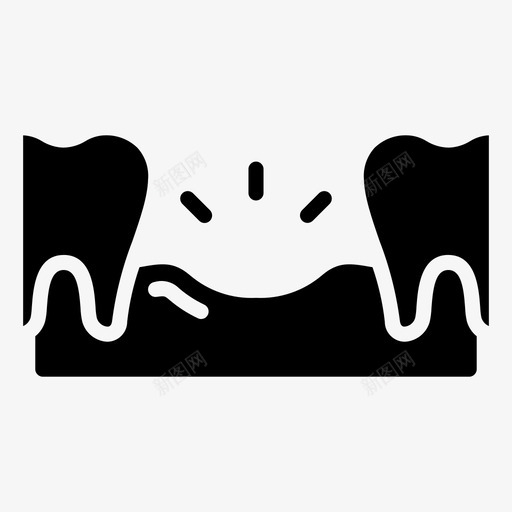 缺牙牙科牙齿svg_新图网 https://ixintu.com 缺牙 牙科 牙齿 拔牙 无牙 口腔 护理