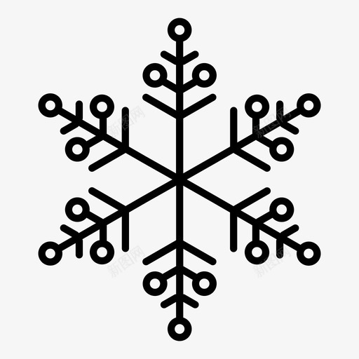 雪花冰冻冰svg_新图网 https://ixintu.com 雪花 冰冻 冻冰 冬天