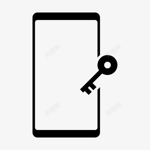 钥匙帐户手机svg_新图网 https://ixintu.com 钥匙 帐户 手机 密码 电话 解锁 移动 设备 功能 标志 标志符