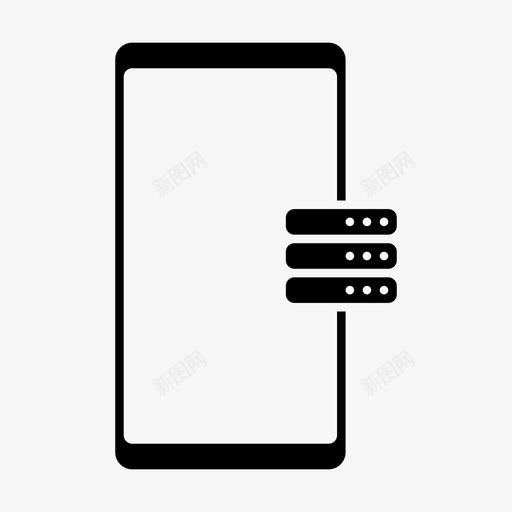 服务器移动设备网络svg_新图网 https://ixintu.com 移动 设备 服务器 网络电话 存储设备 功能 图示