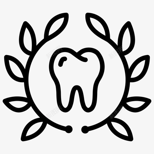 牙医徽章成就牙科学svg_新图网 https://ixintu.com 徽章 牙医 成就 牙科 科学 专业