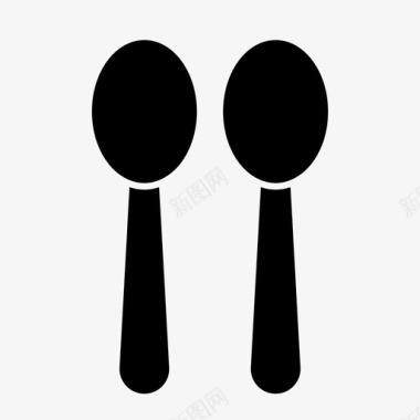 勺子厨具厨房图标