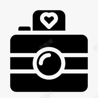 相机爱情瞬间图标