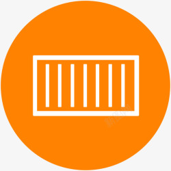 橙色集装箱集装箱橙色高清图片