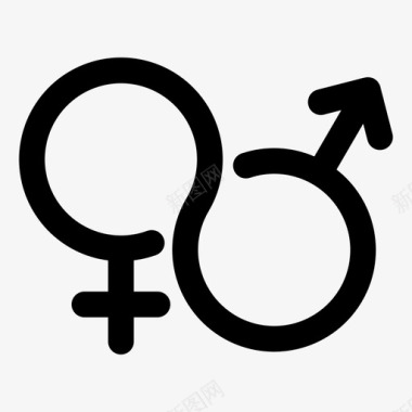 性别女性男女通用图标