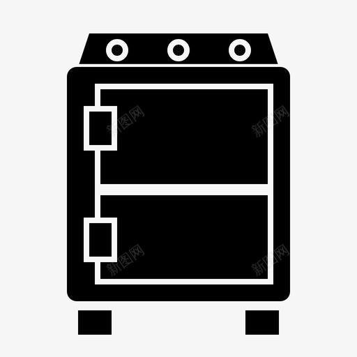 烤箱电器家具svg_新图网 https://ixintu.com 电器 烤箱 家具 家用电器
