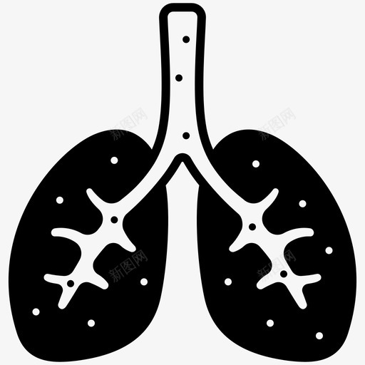 肺部空气污染呼吸器官svg_新图网 https://ixintu.com 健康 呼吸 呼吸器 器官 微粒 空气污染 肺部 雕文