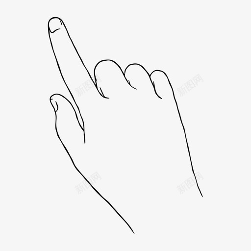 手身体部位手指svg_新图网 https://ixintu.com 身体 部位 手指 指人 真手