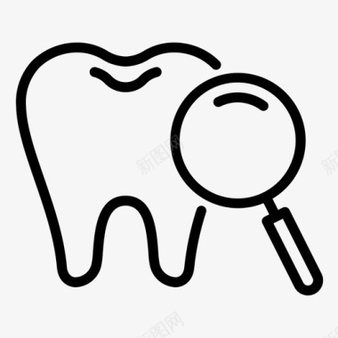 诊断牙科牙医图标