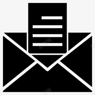 信件书信符号图标