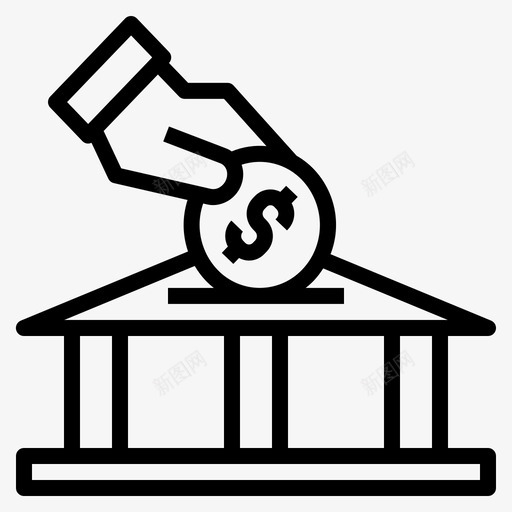 投资银行货币svg_新图网 https://ixintu.com 投资银行 货币 贸易 交易 金融 风险