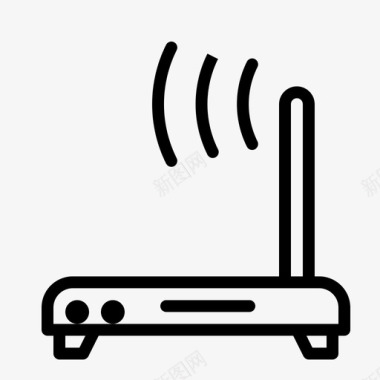 wifi路由器设备信号图标