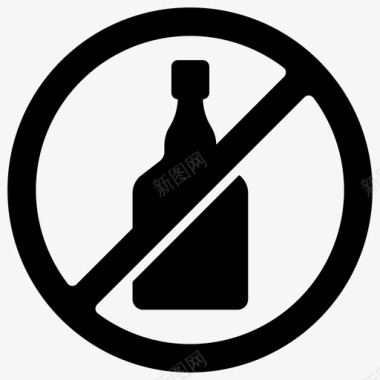 无酒精美容化妆品图标